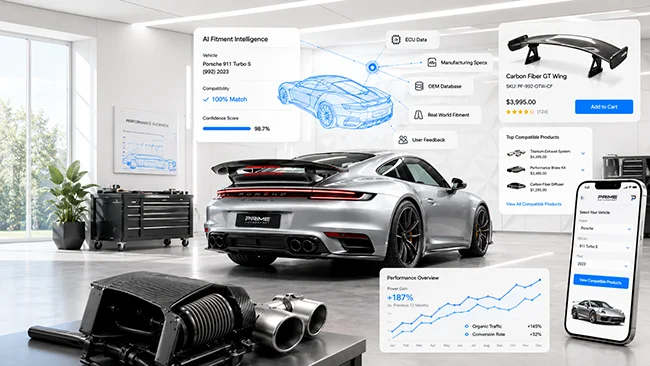 From catalog to commerce platform: transforming a luxury automotive accessories brand for the AI era