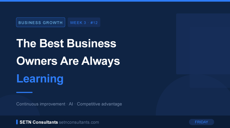 The best business owners are always learning