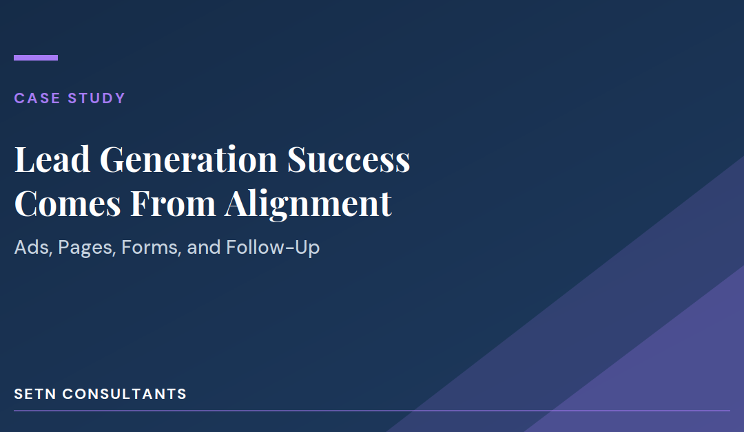 Lead Generation Success Comes From Alignment