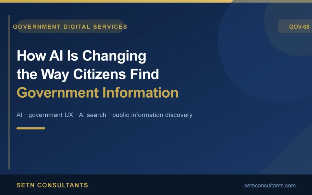 How AI Is Changing the Way Citizens Find Government Information