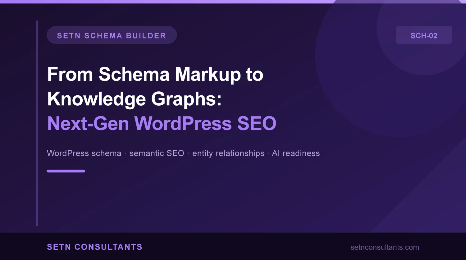 From Schema Markup to Knowledge Graphs: The Next Generation of WordPress SEO