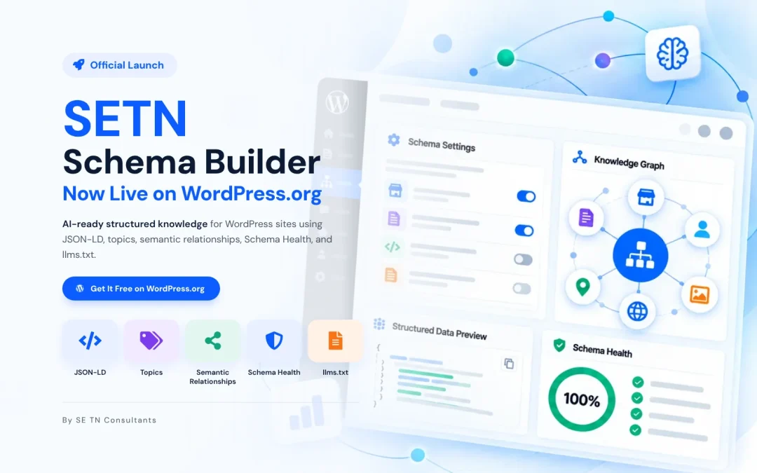 SE TN Consultants Launches SETN Schema Builder on WordPress.org